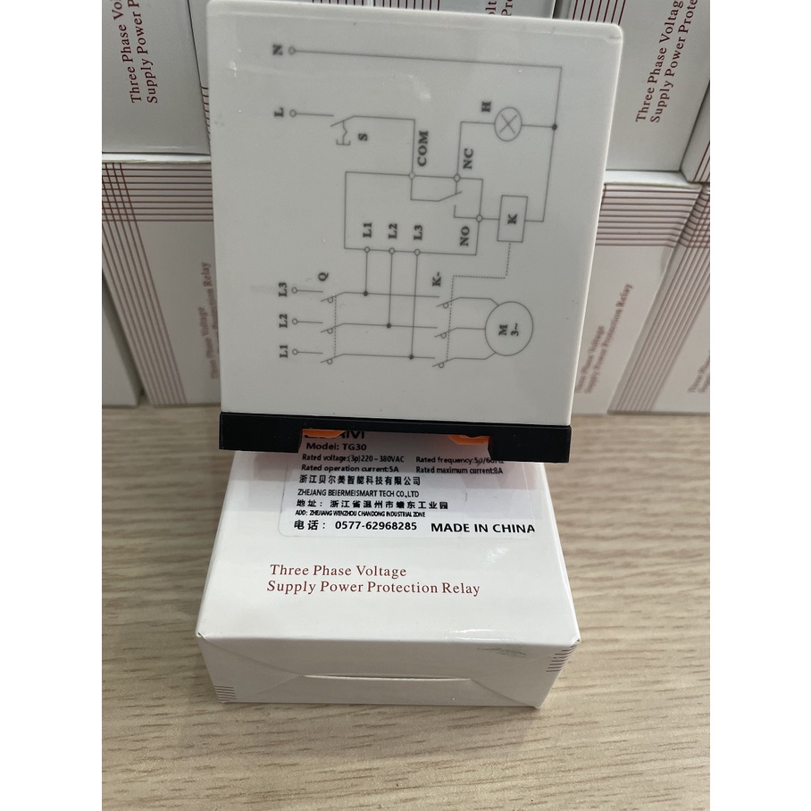 Rơle bảo vệ mất pha, đảo pha Berm TG30
