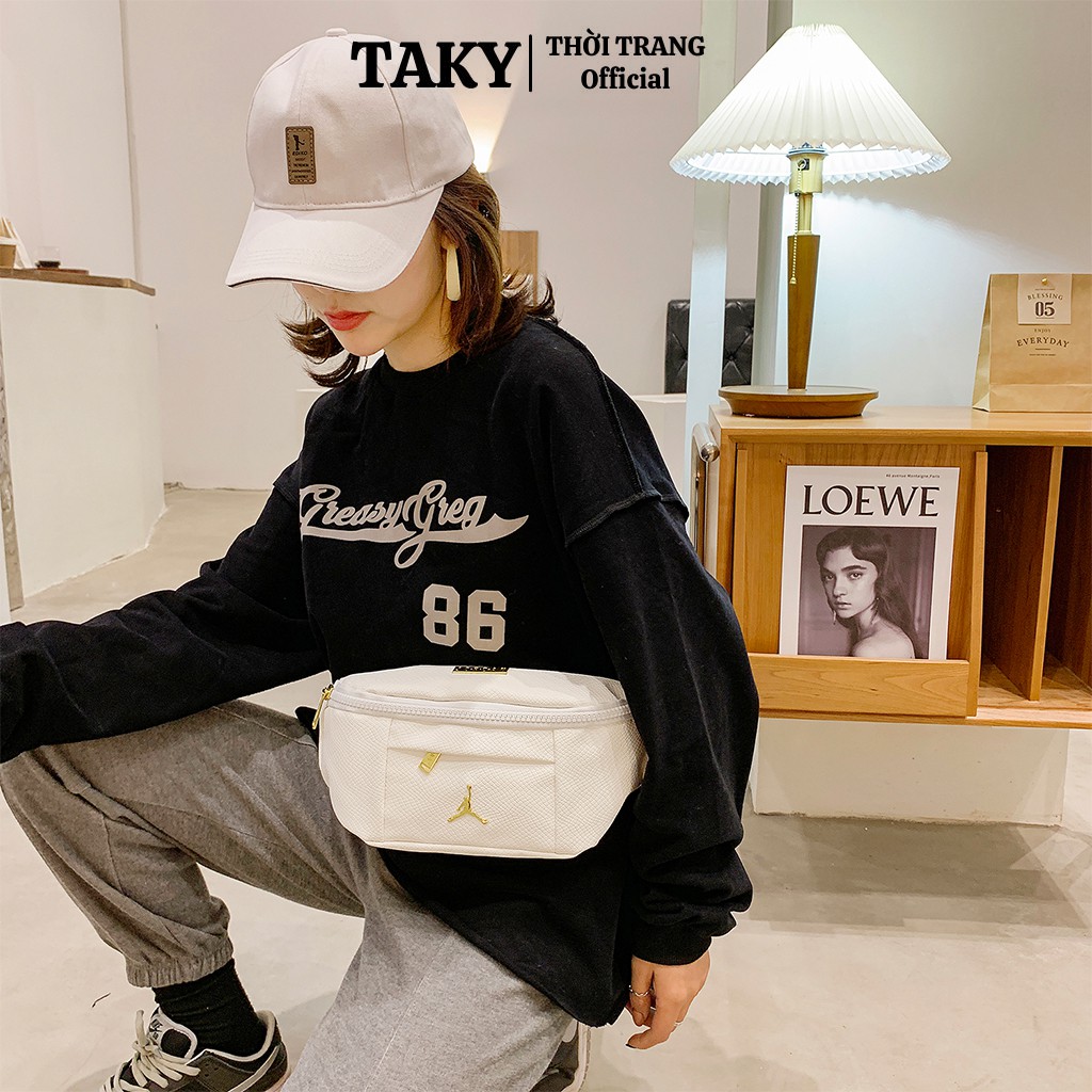 Túi đeo chéo bao tử nam nữ đi chơi đựng điện thoại phong cách unisex thời trang trẻ trung năng động da pu chống nước | BigBuy360 - bigbuy360.vn