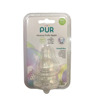 Vỉ 2 núm PUR cổ thường - 100% Silicon ( Size S,M,L,+)