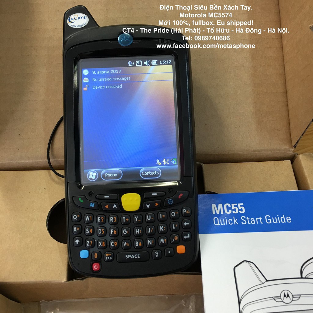 Điện thoại siêu bền, máy kiểm kho PDA Motorola MC5574.