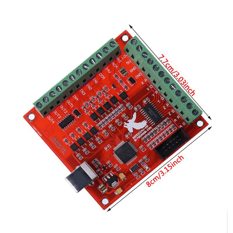 CNC USB MACH3 100Khz Breakout Board 4 Axis Interface Driver Motion Controller DIY Accessories