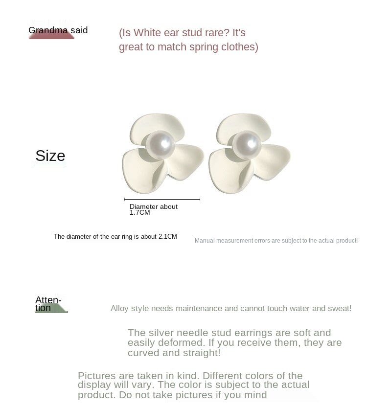 Khuyên tai nữ kiểu dáng xinh xắn hợp thời trang