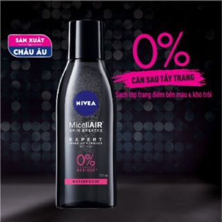 (CHÍNH HÃNG) Nước tẩy trang chuyên nghiệp Nivea MicellAir Skin Breathe 200ml