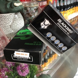 Bộ kim xăm + ngòi 9RL đi nét Dragonhawk ( 50 kim + 50 ngòi )