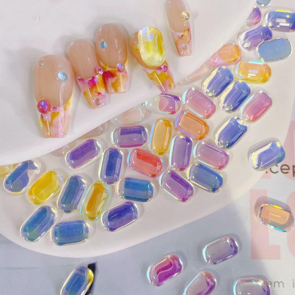 Sơn Móng Tay OCEANMAP|Lắc Chân Mặt Hình Bát Giác Tròn Thời Trang Cho Nữ|Charm Làm Móng