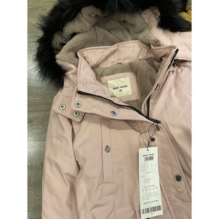 Parka lót lông thỏ chống nước Basic House