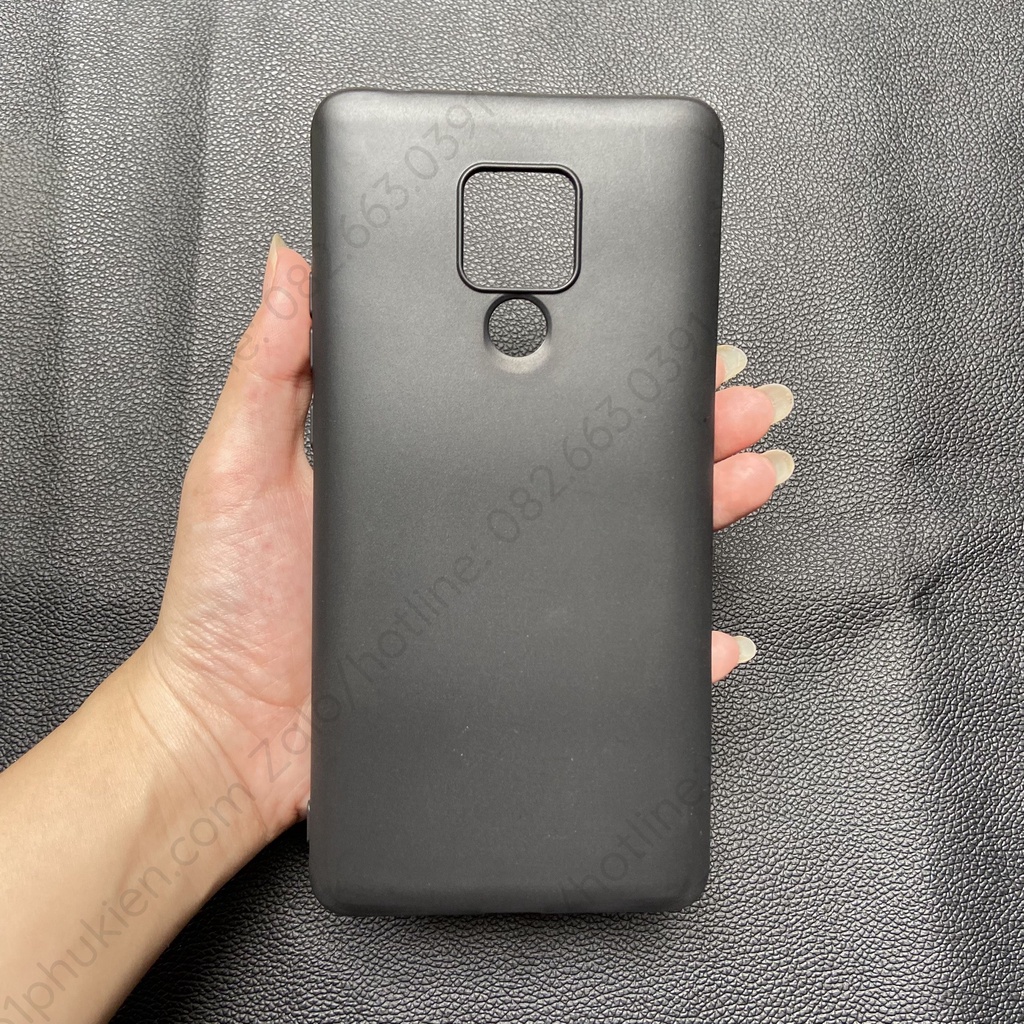 Ốp lưng Huawei Mate 20x dẻo đen trơn TPU bền đẹp