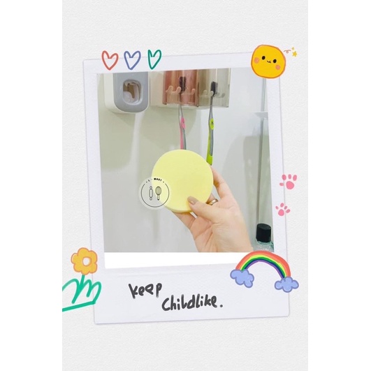 Sét 12 miếng mút nở rửa mặt màu vàng