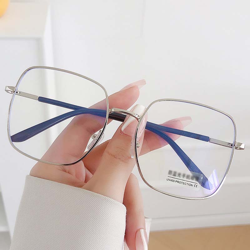 ✨✨Mắt Kính Gọng Kim Loại Chống Ánh Sáng Xanh Phong Cách Retro Thời Trang Cho Nữ