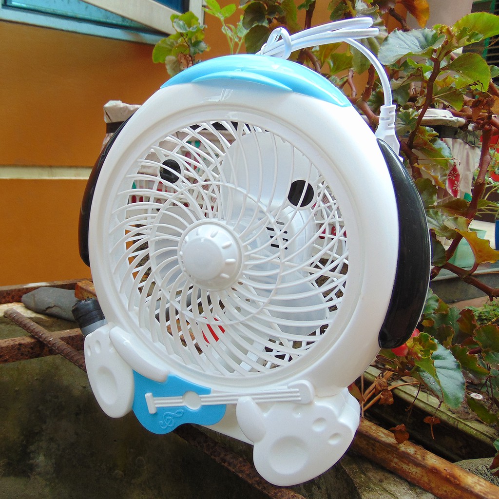 Quạt để bàn Quạt hộp mini Quạt tản gió công suất 25w Gió thổi mạnh