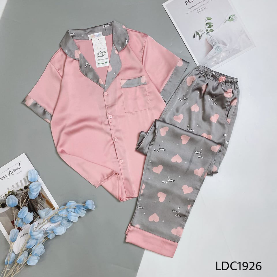 BỘ PYJAMA LỤA SATIN CAO CẤP | BigBuy360 - bigbuy360.vn