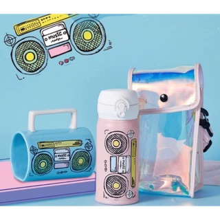 🦄bình giữ nhiệt starbucks jnl pink music box kèm túi hologram🦄
