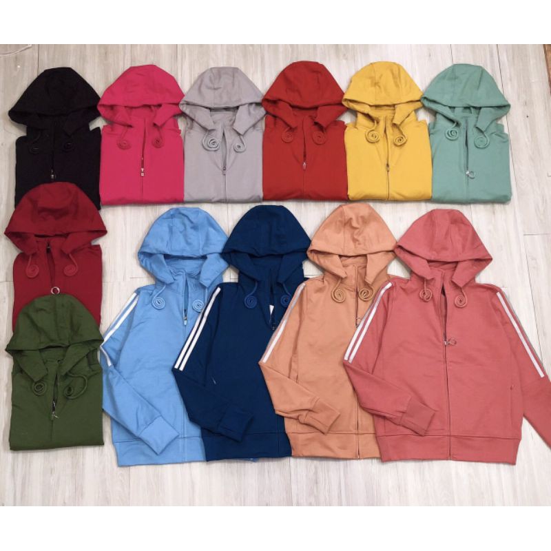 Áo khoác chống nắng nữ 6 túi, nón rời. Tay áo phối viền Phản Quang | BigBuy360 - bigbuy360.vn