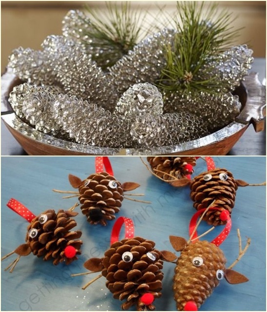 Quả thông khô, trái thông trang trí, quả thông decor chụp ảnh size đại hàng đẹp tuyển chọn
