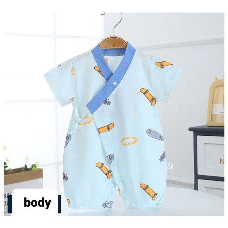 Bộ liền thân yukata có nút bấm cho bé SS01