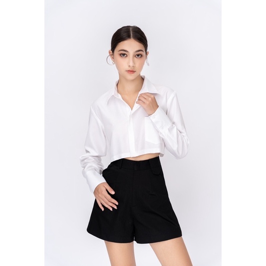 Áo sơmi croptop &quot;Malin Top&quot; Ellyclothing