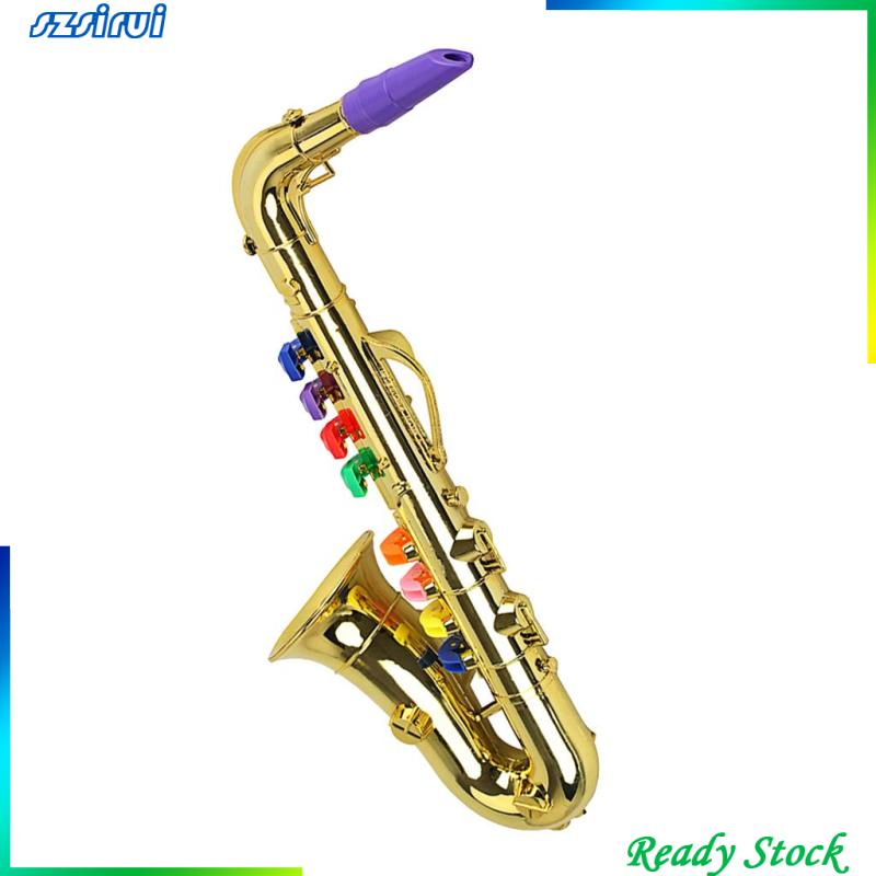 Kèn Saxophone Đồ Chơi 8 Nốt Nhạc Giáo Dục Cho Bé