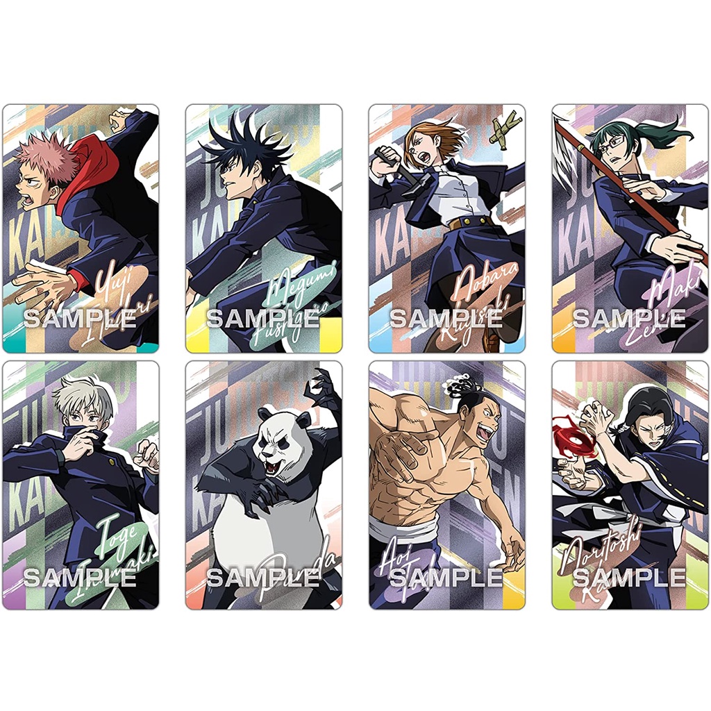 Pack Thẻ Bài Jujutsu Kaisen Metal Collection Chính Hãng Chưa Bóc mới 100% - Ensky