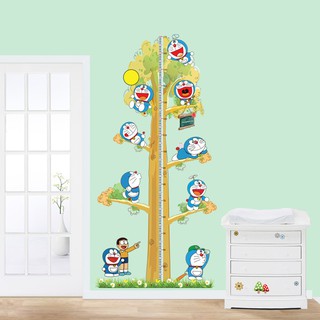 (HCM) Decal dán tường Thước đo Doremon - decalhcm