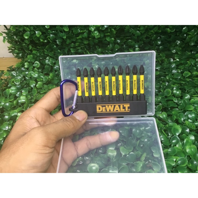 Bộ 10 Mũi Vít DeWalt Chính Hãng Ph2-58mm Có Từ