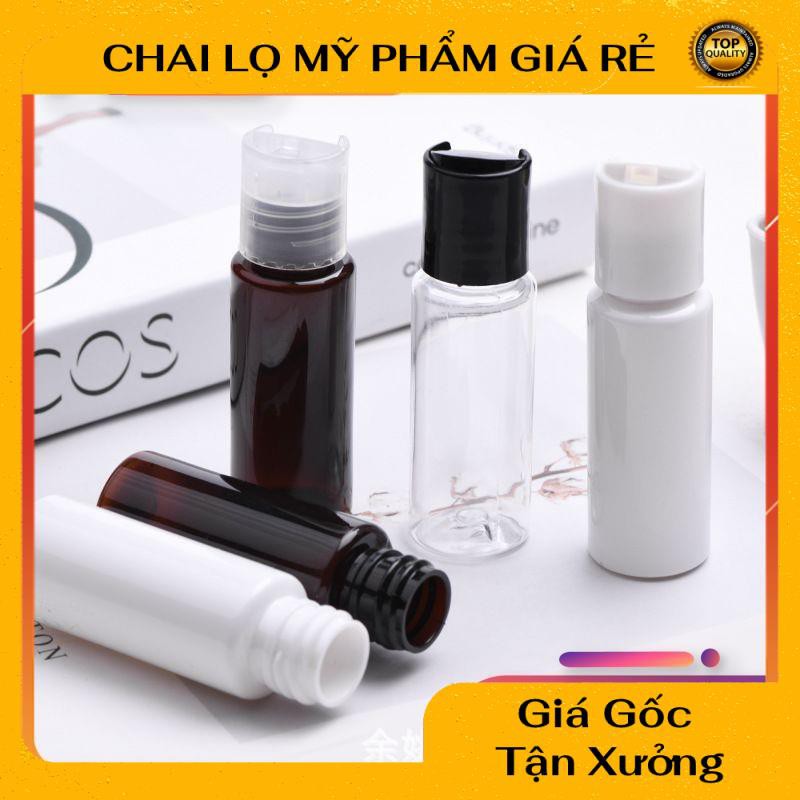 Chai Chiết Mĩ Phẩm ❤ RẺ VÔ ĐỊCH ❤ Chai nhựa pet nắp nhấn 100ml,50ml,30ml,20ml chiết mỹ phẩm , phụ kiện du lịch