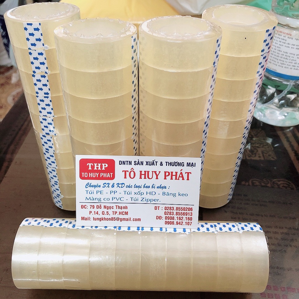 Băng Keo Văn Phòng Phẩm Cuồn Nhỏ 2,4 cm Nguyên Cây