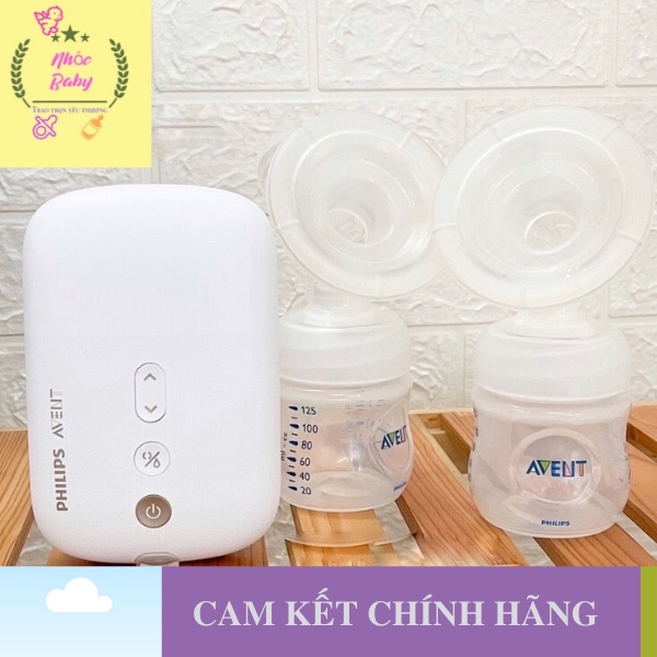 Máy hút sữa điện đôi Philips Avent Eureka Premum Plus SCF 394.11 - Bảo Hành 2 Năm - 1 Đổi 1 Trong 7 Ngày Nếu Lỗi NSX