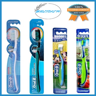 Bàn Chải Đánh Răng Oral B Cho Trẻ Em & Người Lớn (Giao Màu Ngẫu Nhiên)