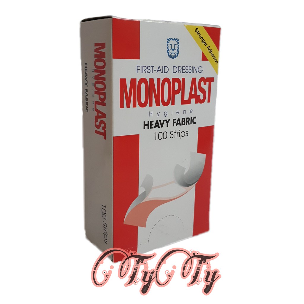 Hộp Băng Keo Cá Nhân Đỏ MONOPLAST