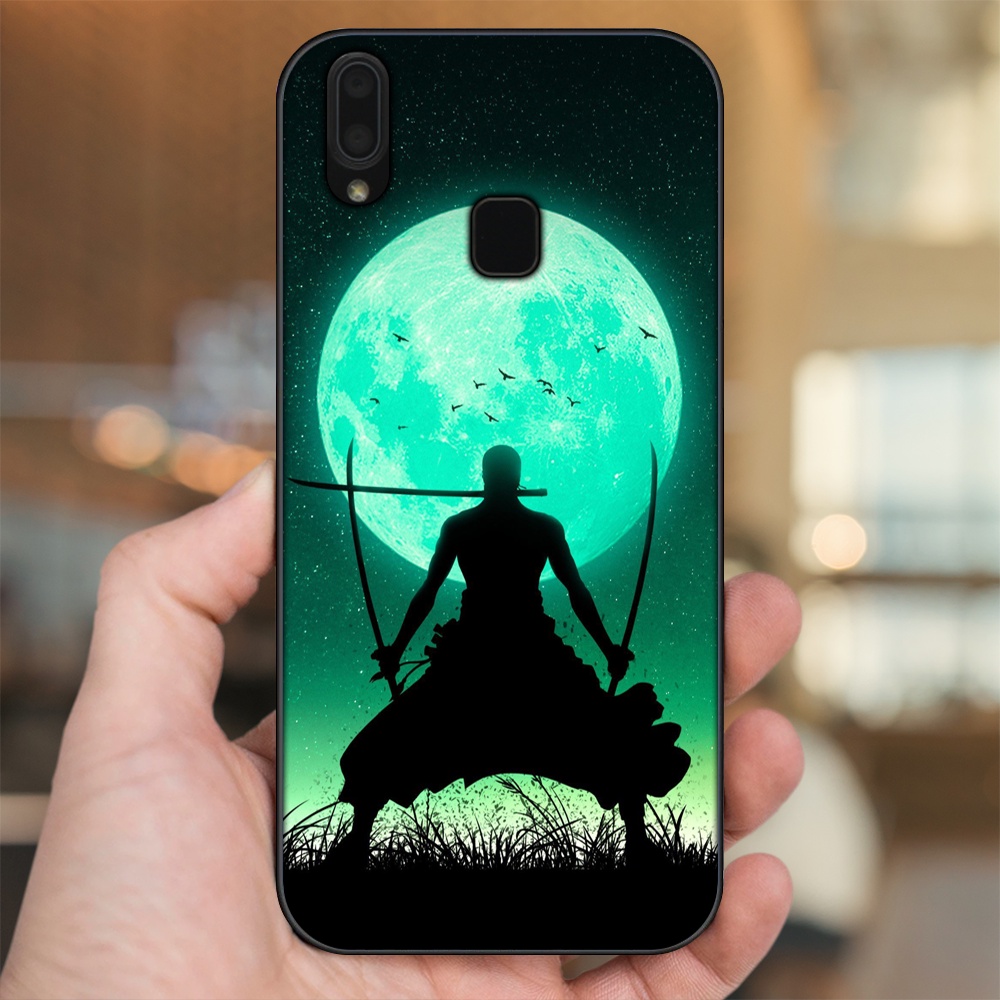 Ốp lưng Vivo Y91, Y95 viền đen in hình Zoro One Piece