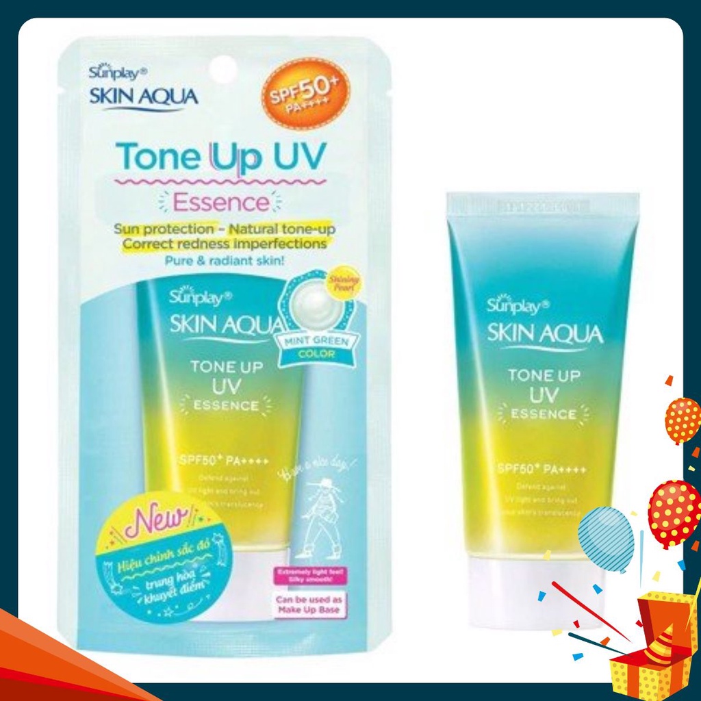 Kem Chống Nắng Sunplay Skin Aqua Tone Up UV Milk Kiềm Dầu Nâng Tông 50g beauty club