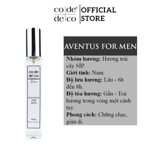 Tinh Dầu Nước Hoa Dạng Xịt Code Deco Aventus For Men 10ml, Chững Chạc