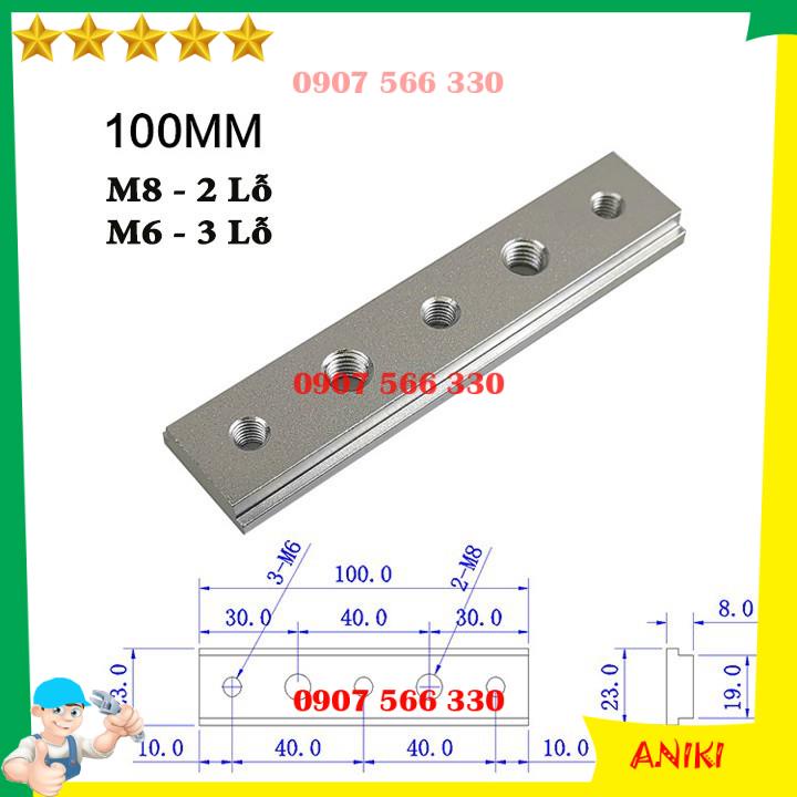 Thanh ray trượt nhôm có số đo lắp máy phay máy cưa bàn mini QE169