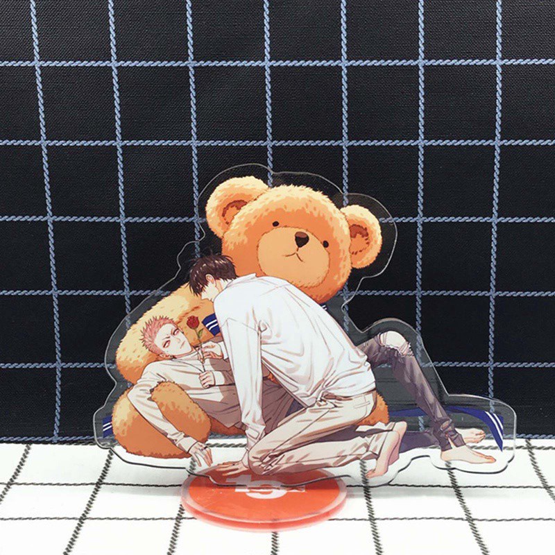 Mô hình trưng bày để bàn dạng đứng bằng acrylic họa tiết anime 19 Days kích thước 15cm