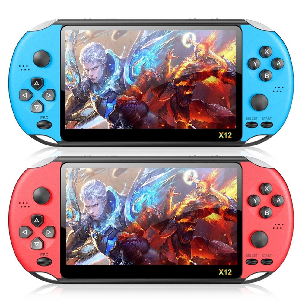 Máy chơi game cầm tay X12 PLUS Bản Nâng Cấp Màn Hình 7.1 inch FULL HD Pin 2500 mAh Tích Hợp 10000 Games - BH 12 Tháng