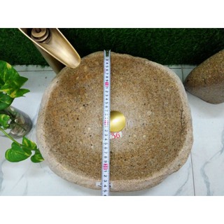 (HOT!!!)Lavabo đá cuội tự nhiên