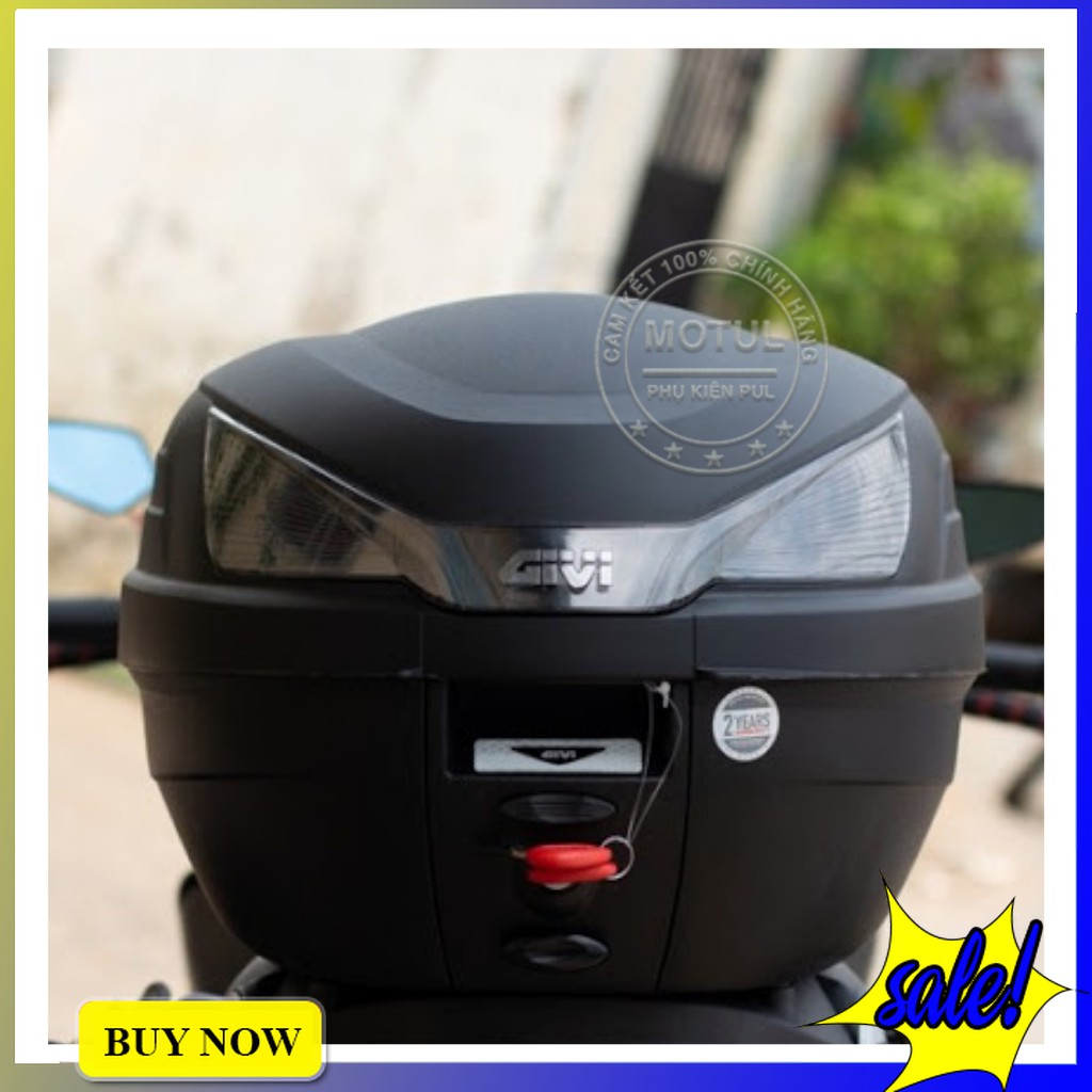 Thùng Sau B27NT Givi Chính Hãng Gắn Được Cho Mọi Loại Xe Máy BH 2 Năm