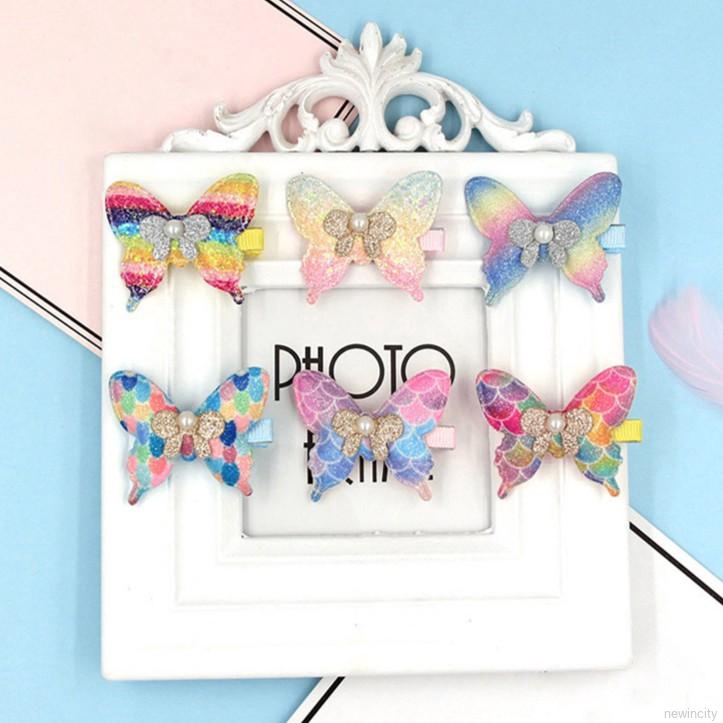 Kẹp tóc ngọc trai cho bé gái