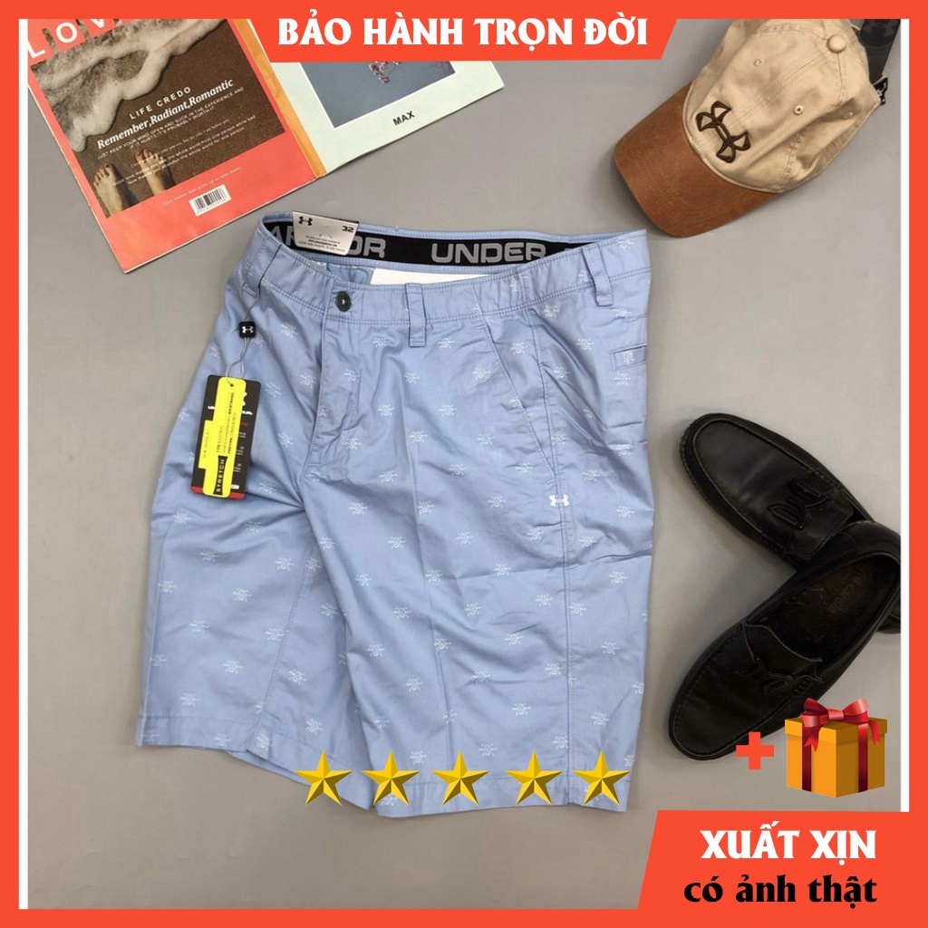 [ HÀNG CHÍNH HÃNG ] Quần short Kaki nam UN.D.E.R AR.M.O.UR BẢO HÀNH TRỌN ĐỜI