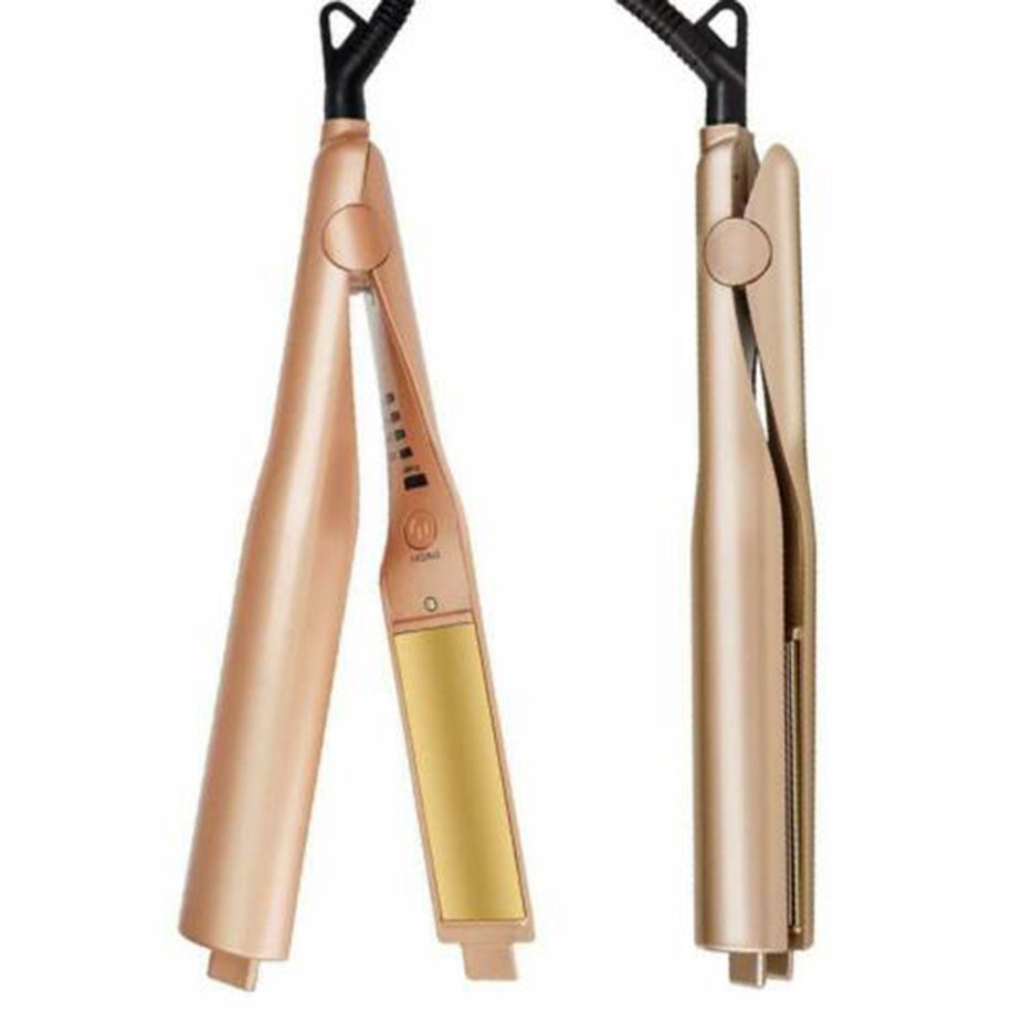 ✱BEST✱ 2 in1 Curling Iron Hair Straightener and Curler Tyme PRO Curling Iron Style