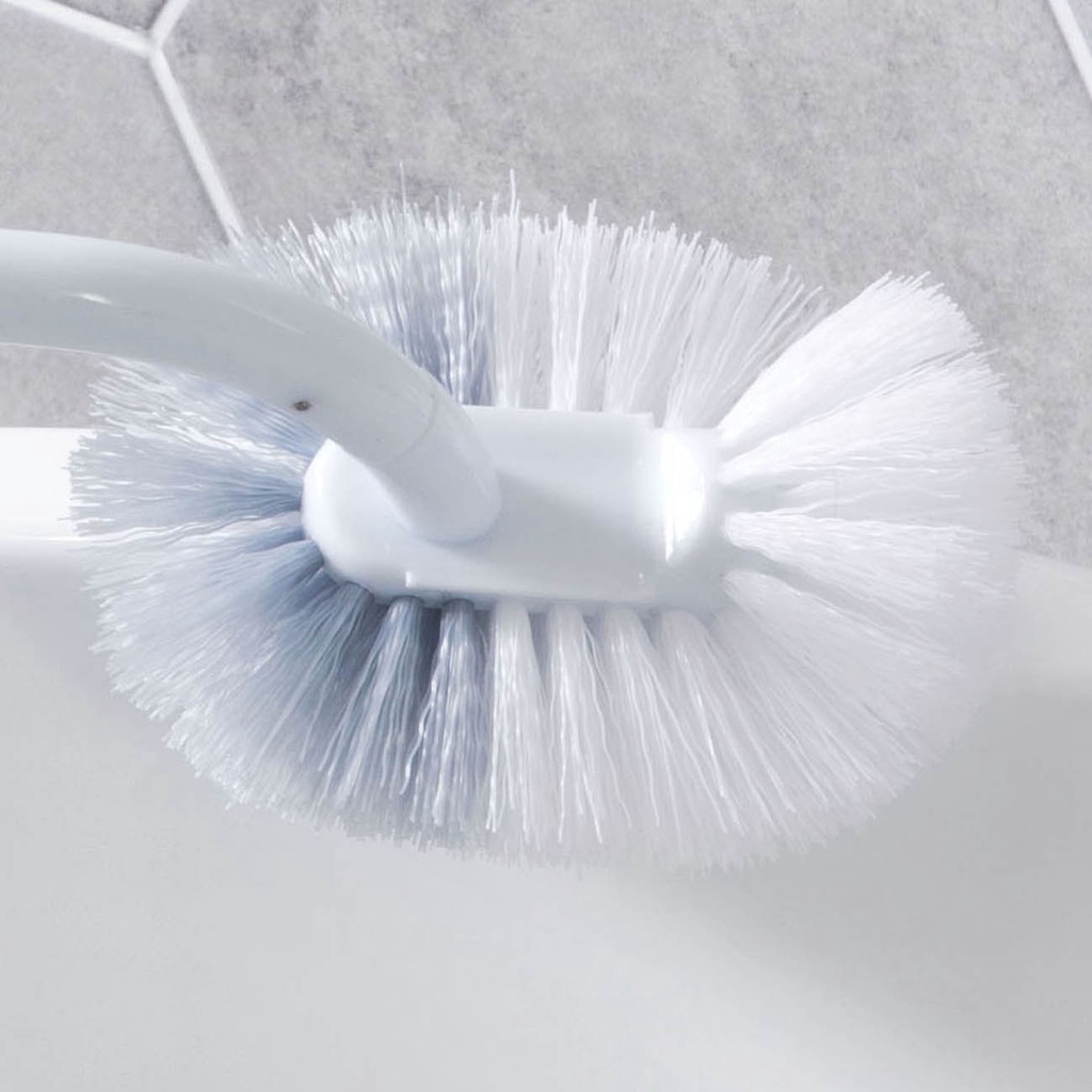 Cọ rửa toilet JUJIAJIA tay cầm dài thiết kế nghiêng có lỗ treo tường tiện lợi
