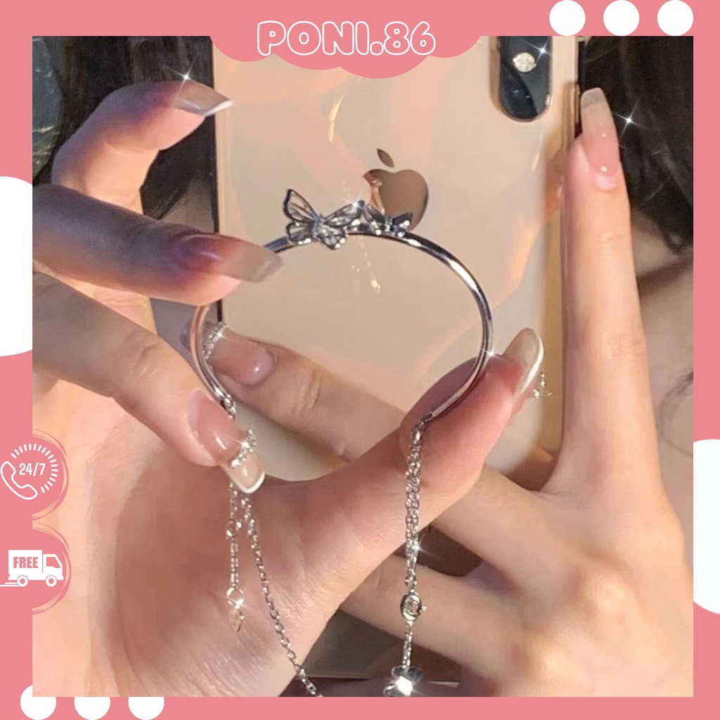 Lắc tay Titan không gỉ sét 2 lớp sang chảnh