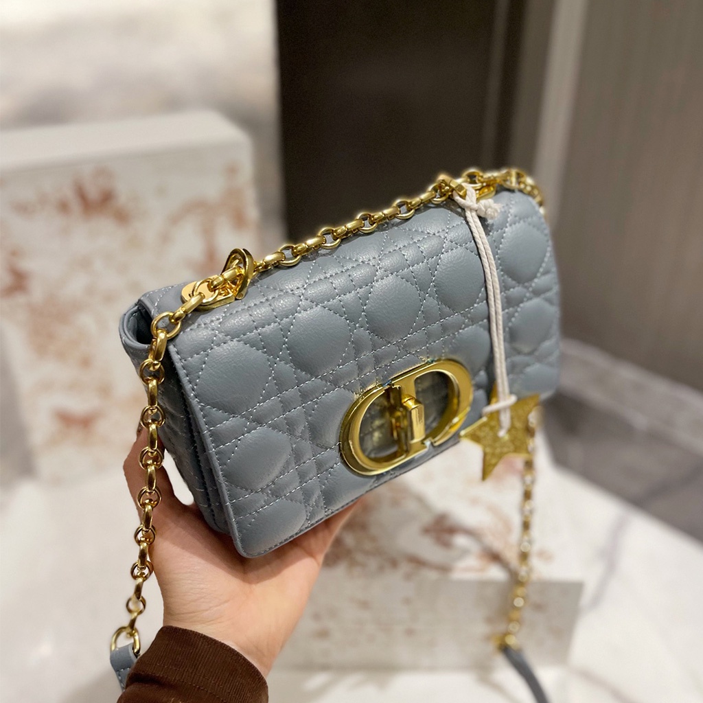 YIYD Dior Classic Caro Crossbody Bag Ladies Fashion Shoulder Bag Small Star Pendant  2022
