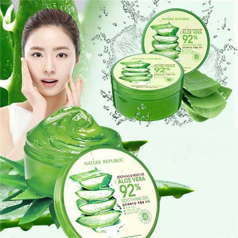 Kem dưỡng gel lô hội Soothing &amp; Moisture Aloe Vera 92% Nature Republic [100% Hàn Quốc]