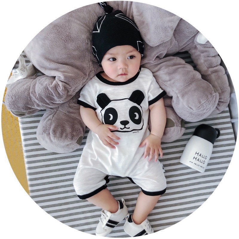 [CÓ ẢNH THẬT] Bodysuit Cho Bé Body Liền Thân Gấu Trúc 2 Màu Cho Bé NamKidShop (V376)