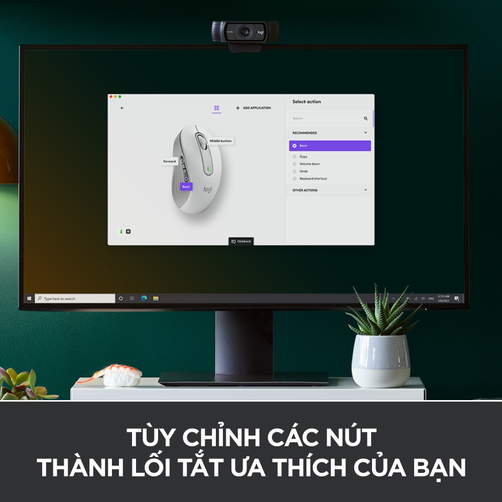 Chuột không dây Logitech Signature M650 (USB/Bluetooth/Pin AA) - HÀNG CHÍNH HÃNG