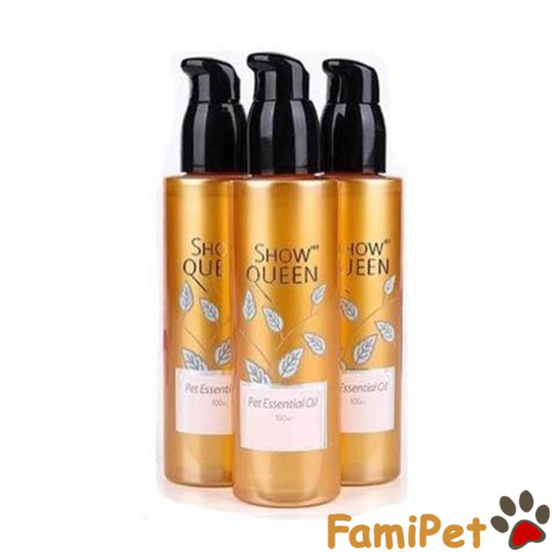 Tinh Dầu Dưỡng Lông, Mượt Lông Pet Essential Oil Show Queen 100ml