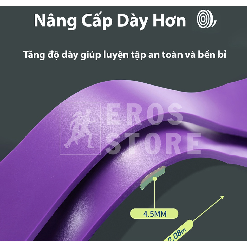 Dây kháng lực tập gym, Power Band đa năng, hỗ trợ luyện tập thể dục, tiện lợi tại nhà, văn phòng EROS STORE