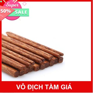 10 đôi đũa gỗ cao cấp , đũa ăn cơm