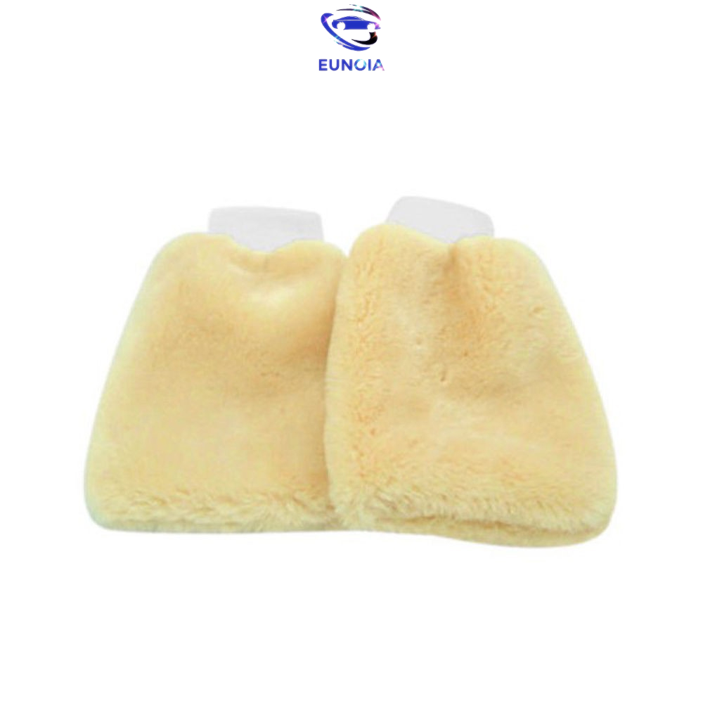 Găng tay da cừu rửa xe ô tô 2 mặt ,rửa bếp vệ sinh nhà cửa đa năng kích thước 24*16cm